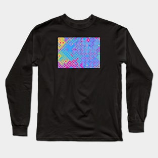 Pan Pride Abstract Rounded Circuits Long Sleeve T-Shirt